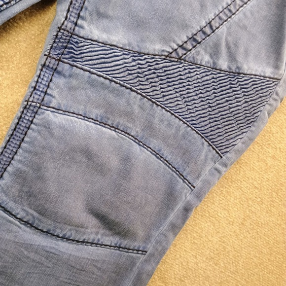 Rock Revival Blue Straight Men's Jeans - Picture 8 of 16